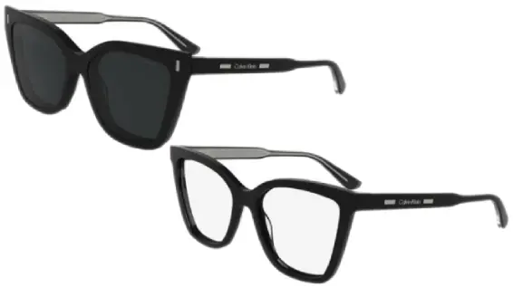 Armação Clip-on Calvin Klein CK24550MAG-SET 001 55-17 145