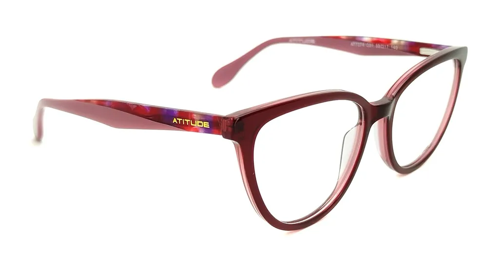 Armação para óculos de grau Atitude AT 7274 C01 53-17 140