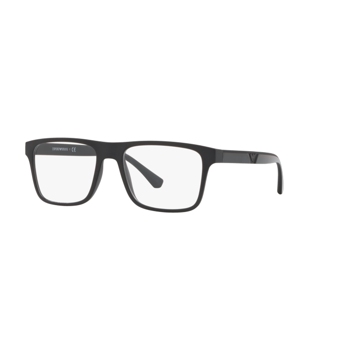[0EA411558011W54] Armação Clip-on Emporio Armani EA 4115 5801/1W 54-18 145 0N
