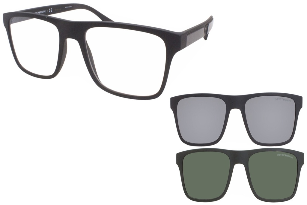 Armação Clip-on Emporio Armani EA 4115 5801/1W 54-18 145 0N