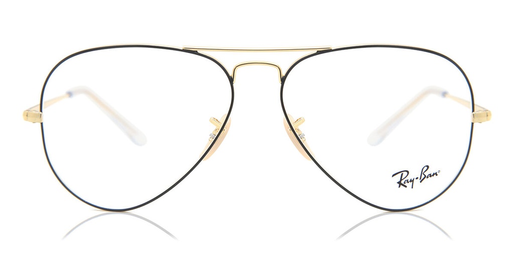 Armação para óculos de grau Ray-Ban RB 6489 AVIATOR METAL II 2890 58-14 140
