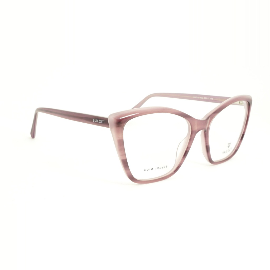 Armação para óculos de grau Bulget BG 7120 R02 55-17 145