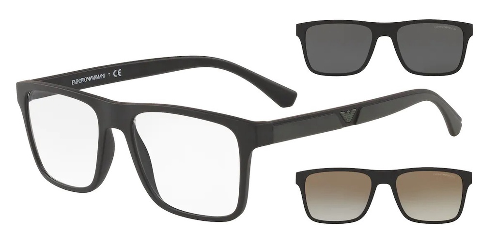 Armação Clip-on Emporio Armani EA 4115 5853/1W 54-18 145 0N