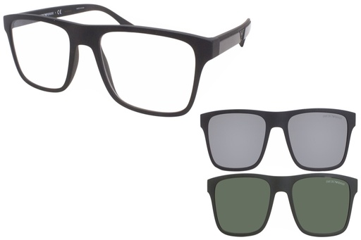 Armação Clip-on Emporio Armani EA 4115 5801/1W 52-18 145 0N