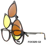 Armação Clip-on Fox FOX 325 50-20 140 C2