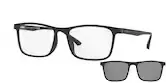 Armação Clip-on Jean Monnier J8 4177 N495 55-17 148 3N