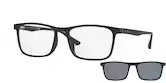 Armação Clip-on Jean Monnier J8 4177 N496 55-19 148